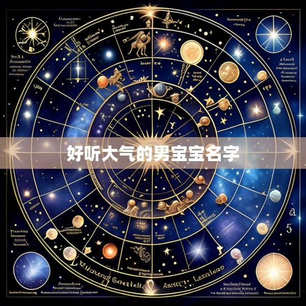 好听大气的男宝宝名字