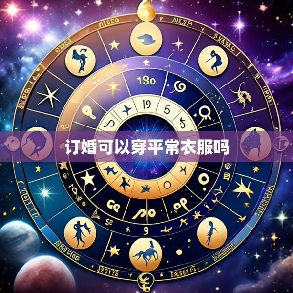 订婚可以穿平常衣服吗