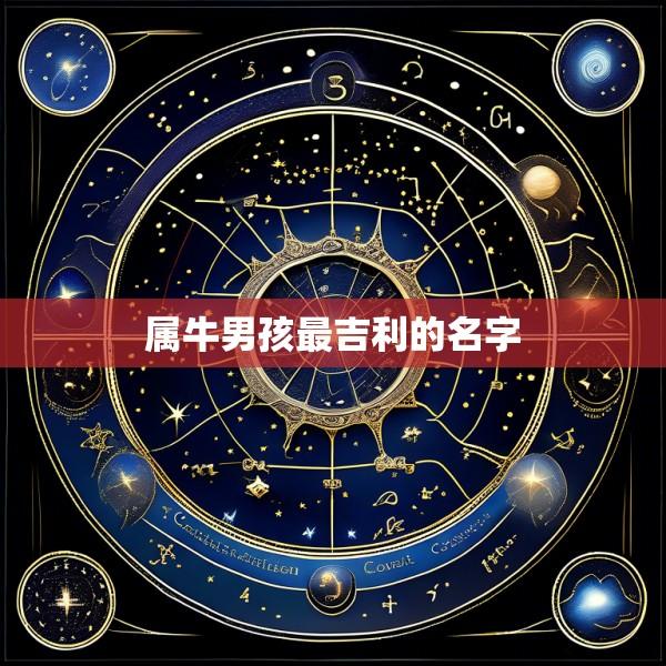 属牛男孩最吉利的名字