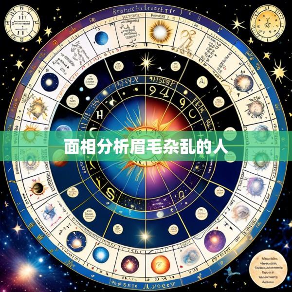 面相分析眉毛杂乱的人