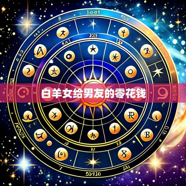 白羊女给男友的零花钱