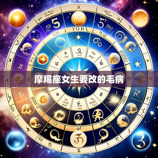 摩羯座女生要改的毛病