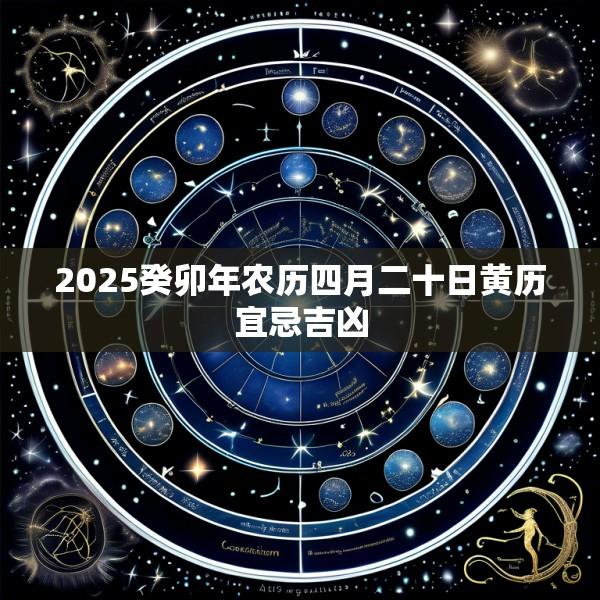2025癸卯年农历四月二十日黄历宜忌吉凶