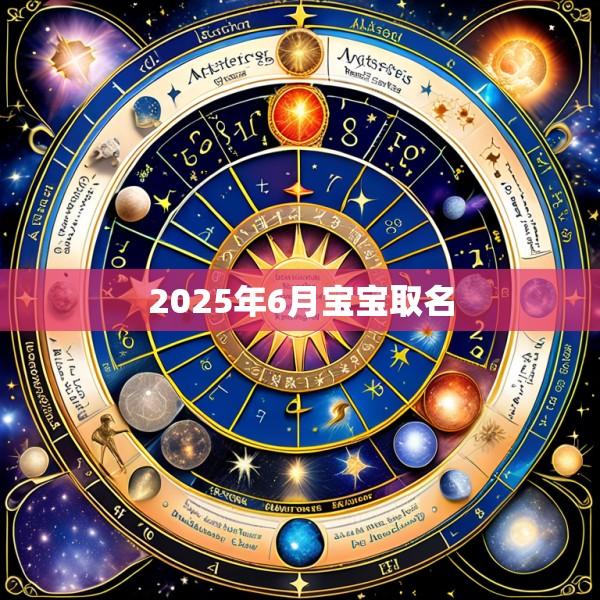 2025年6月宝宝取名