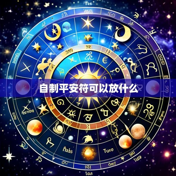 自制平安符可以放什么