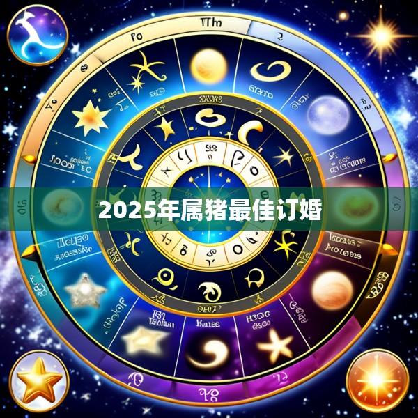 2025年属猪最佳订婚