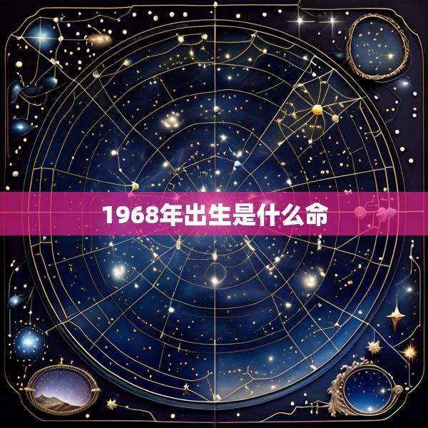 1968年出生是什么命