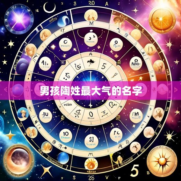 男孩陶姓最大气的名字
