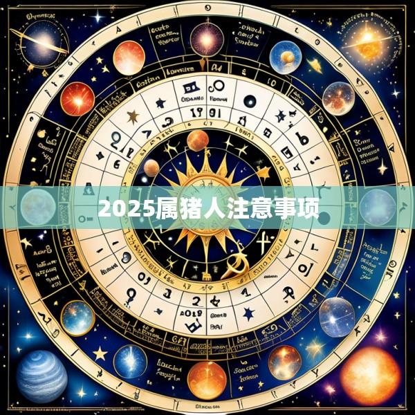 2025属猪人注意事项