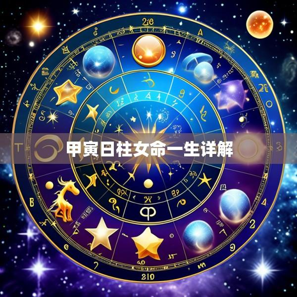 甲寅日柱女命一生详解