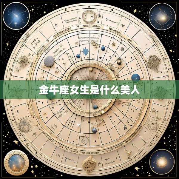金牛座女生是什么美人