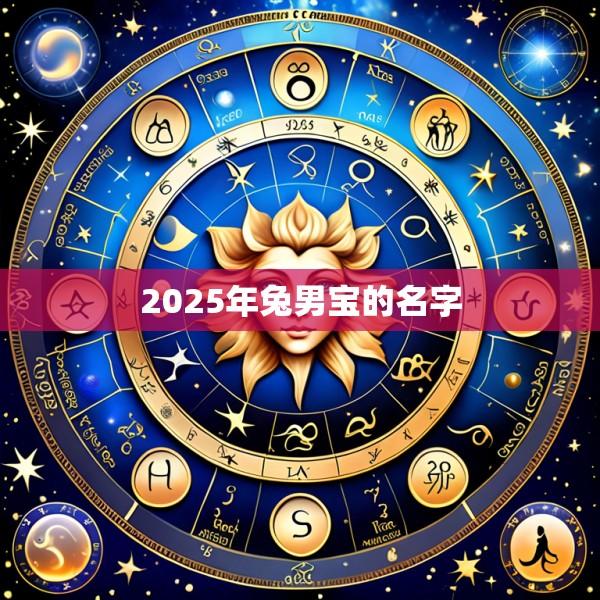 2025年兔男宝的名字