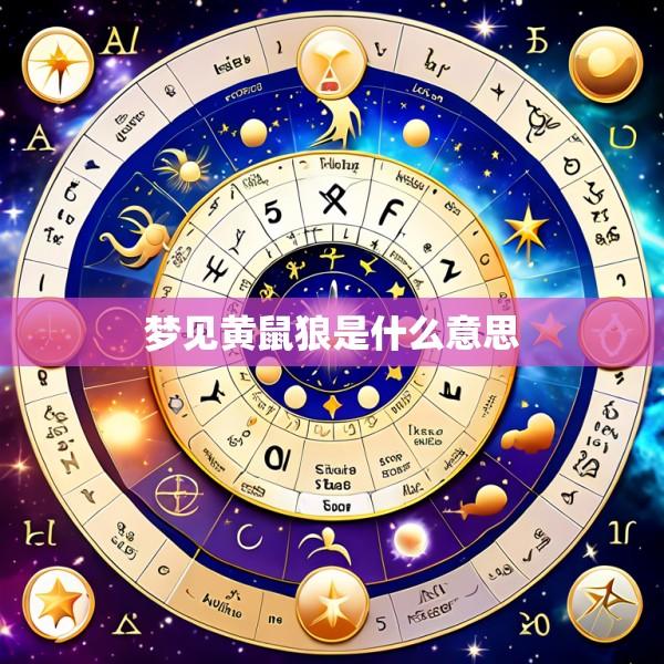 梦见黄鼠狼是什么意思