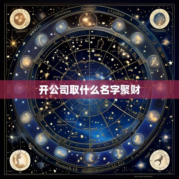 开公司取什么名字聚财