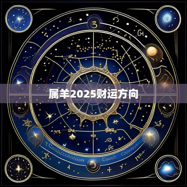 属羊2025财运方向