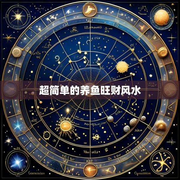 超简单的养鱼旺财风水
