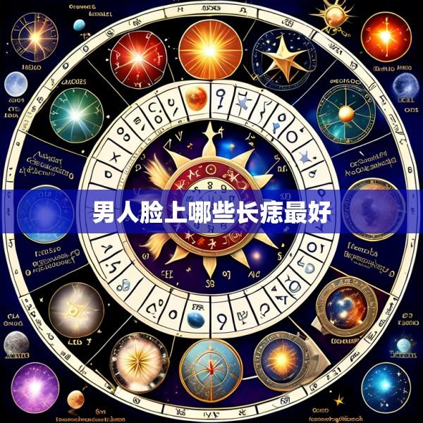男人脸上哪些长痣最好