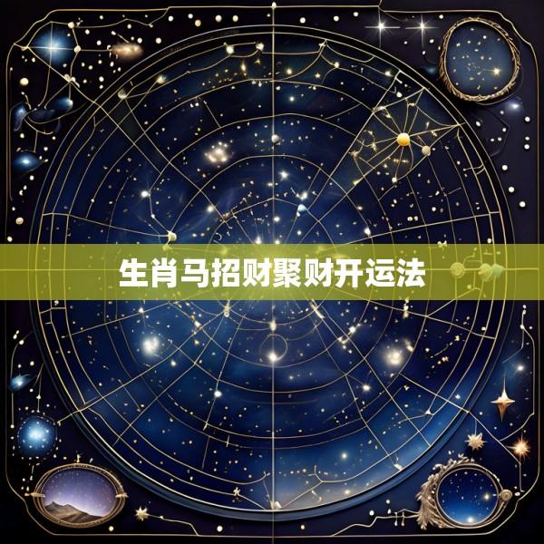生肖马招财聚财开运法