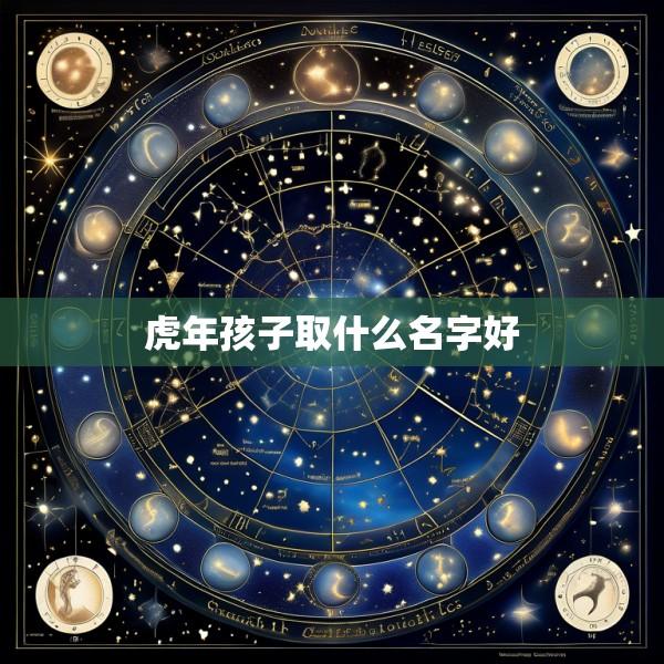 虎年孩子取什么名字好