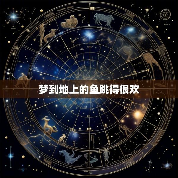 梦到地上的鱼跳得很欢