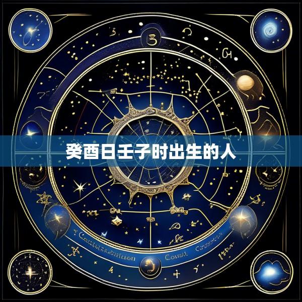 癸酉日壬子时出生的人