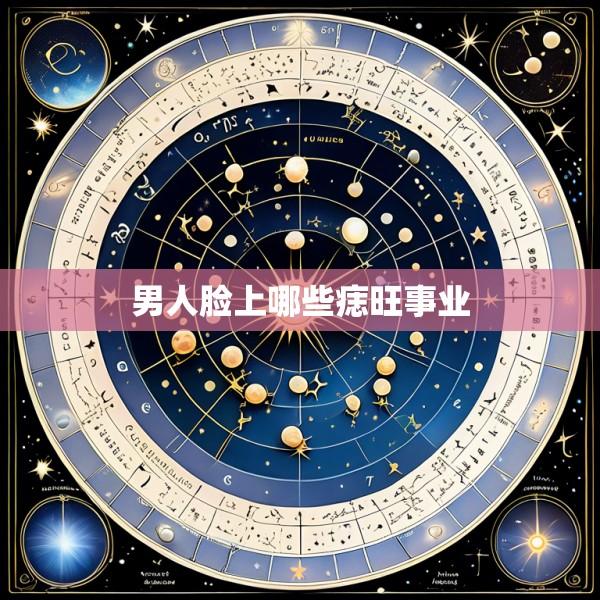 男人脸上哪些痣旺事业