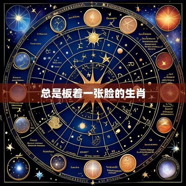 总是板着一张脸的生肖