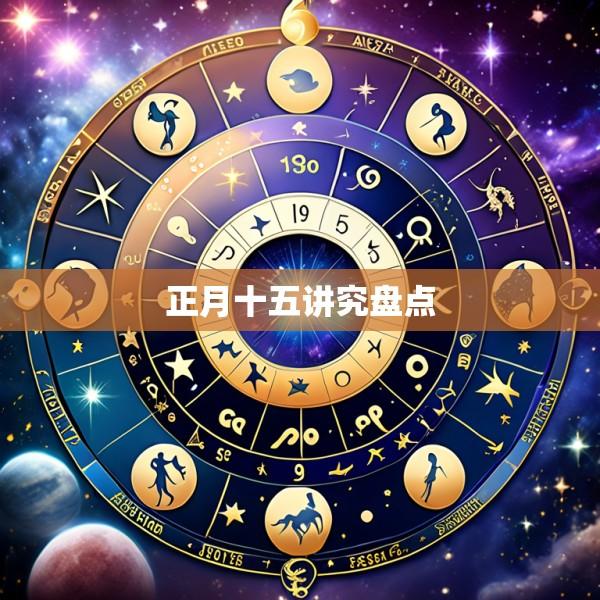 正月十五讲究盘点