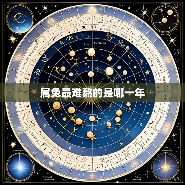 属兔最难熬的是哪一年