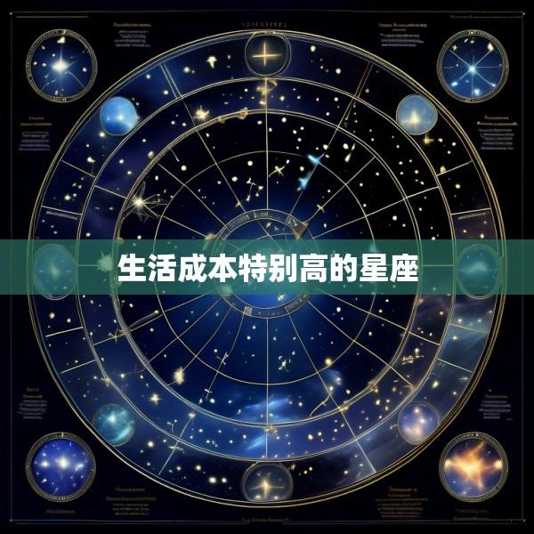 生活成本特别高的星座