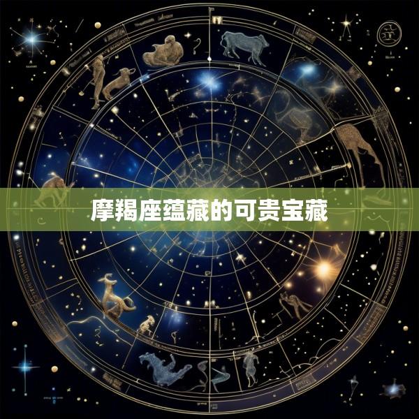 摩羯座蕴藏的可贵宝藏