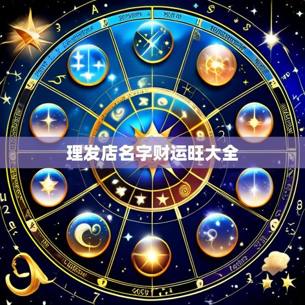 理发店名字财运旺大全