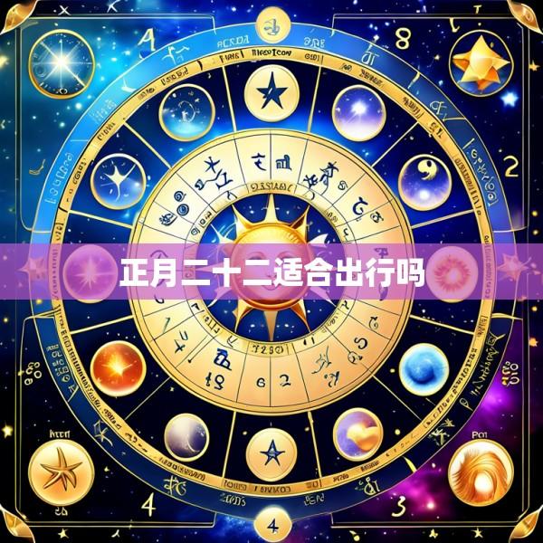 正月二十二适合出行吗