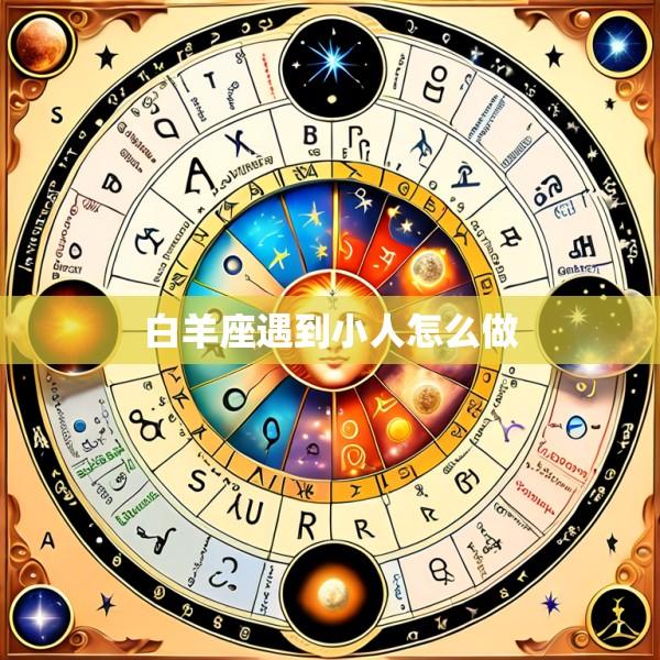 白羊座遇到小人怎么做