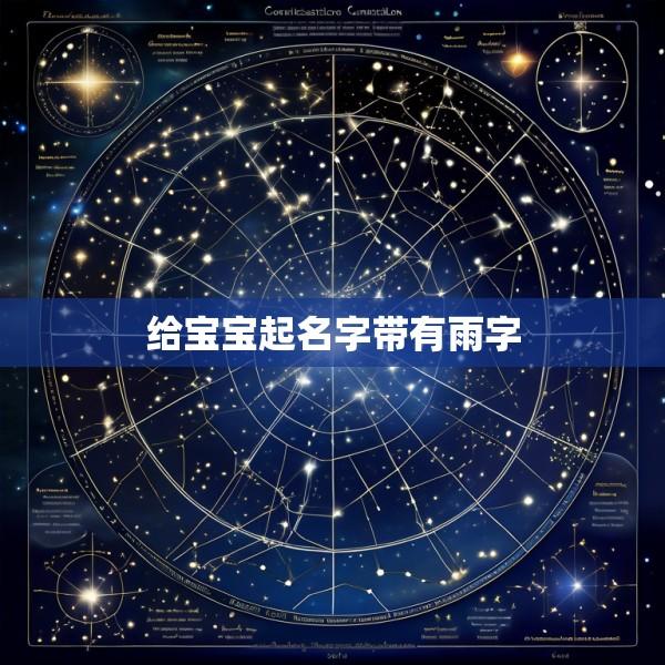 给宝宝起名字带有雨字