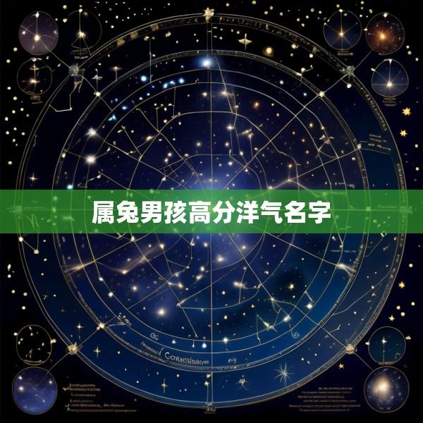 属兔男孩高分洋气名字