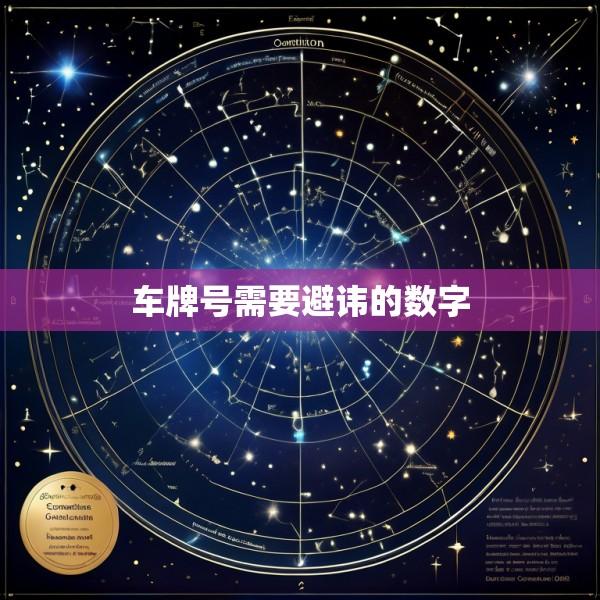车牌号需要避讳的数字