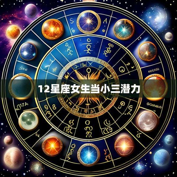 12星座女生当小三潜力