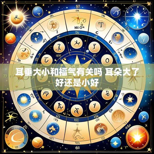 耳垂大小和福气有关吗 耳朵大了好还是小好