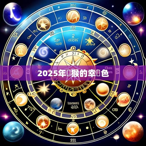 2025年屬猴的幸運色