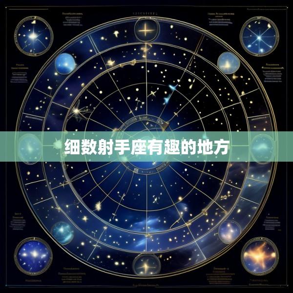 细数射手座有趣的地方