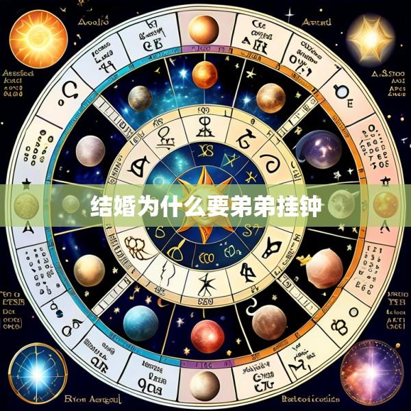 结婚为什么要弟弟挂钟