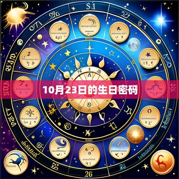 10月23日的生日密码