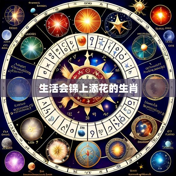 生活会锦上添花的生肖