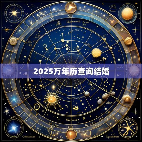 2025万年历查询结婚