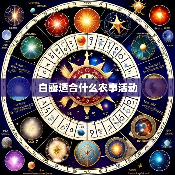 白露适合什么农事活动