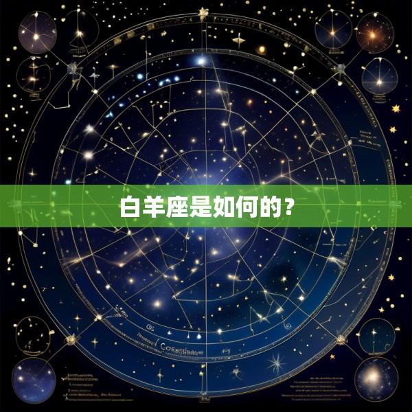 白羊座是如何的？