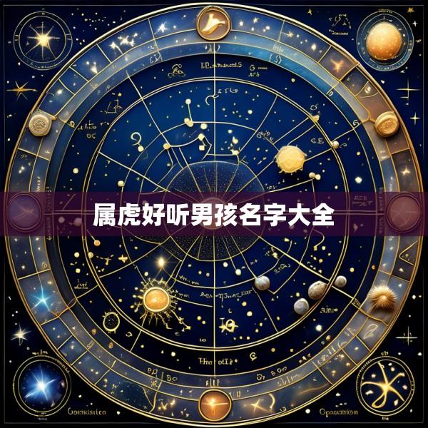 属虎好听男孩名字大全