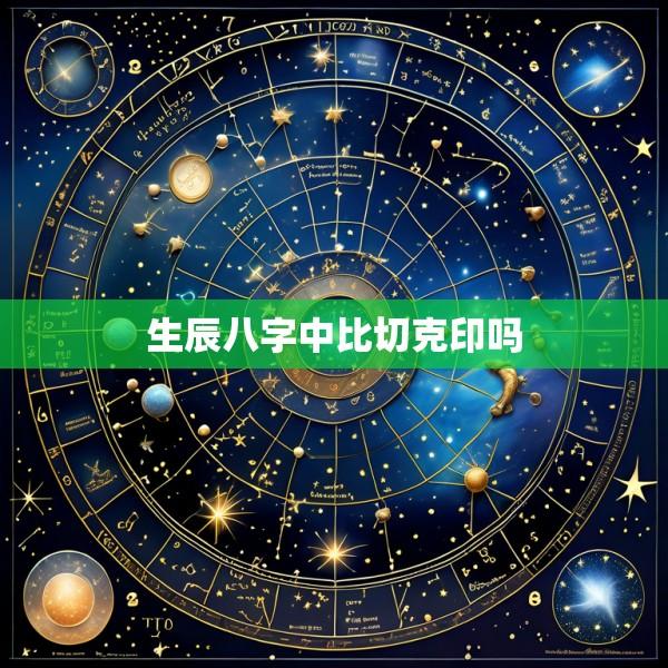 生辰八字中比切克印吗