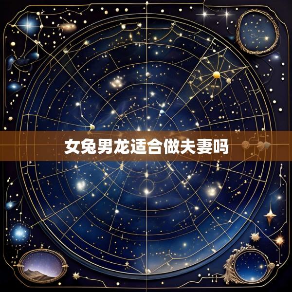 女兔男龙适合做夫妻吗